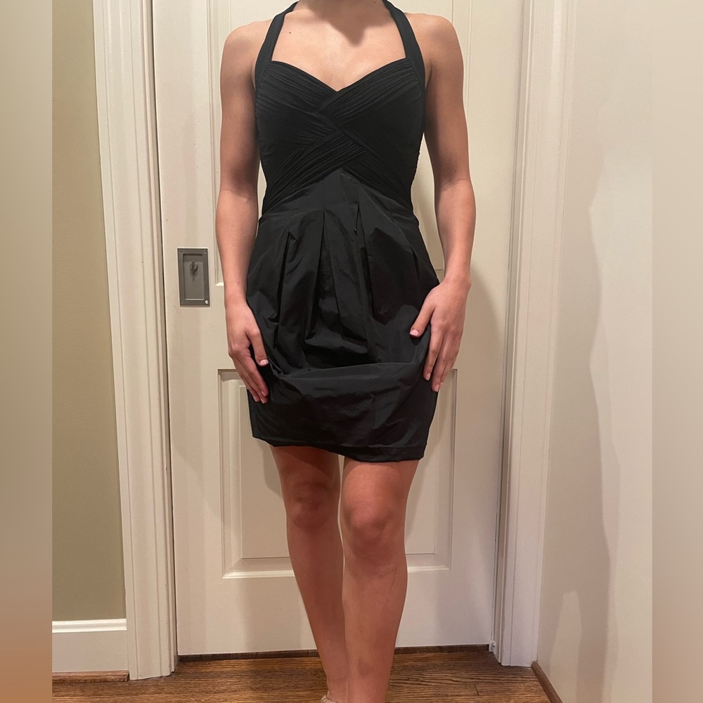 VINTAGE BCBGmaxazria dress, worn to prom, flattering front and back
